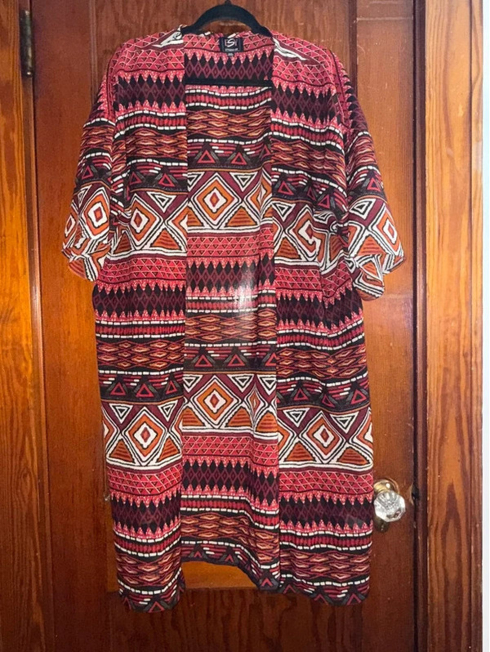 Studio EY Tribal Print Open Front Kimono Cardigan Medium UK 12-14